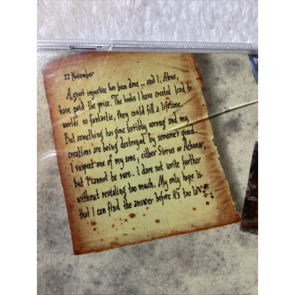Myst PC 1996 MPC Classic Windows Game Original CD ROM‎ User Manual